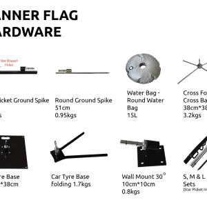 Flag Accessories: Additional For Feather & Teardrop Flags