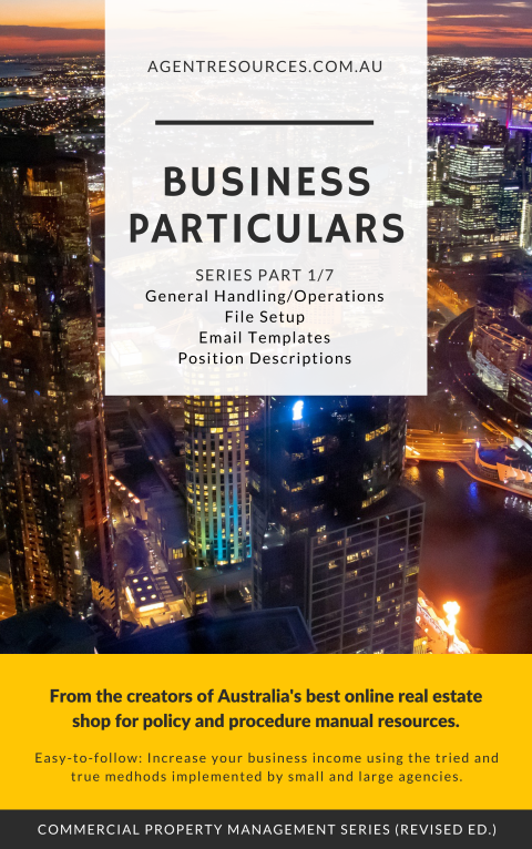 PM Business Particulars - Set Up Your Agency Basics